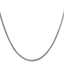 Leslie's 14K White Gold 1.5mm Franco Chain 18 Inch 430-09592