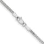 Leslie's 14K White Gold 1.5mm Franco Chain 18 Inch 430-09592