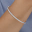 KWIAT 18KT Diamond Bangle Bracelet B-15561W-0-DIA-18K