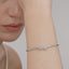 KWIAT 18KT Bypass Bangle with Diamond Caps B-19501W-0-DIA-18KW