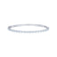 KWIAT 18KT Stackable Oval Diamond Bangle B-19515-13-DIA-18KW