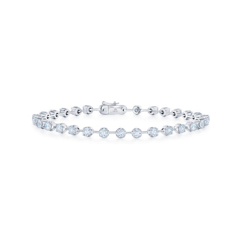 KWIAT 18KT Starry Night Diamond Line Bracelet B-19547-0-DIA-18KW
