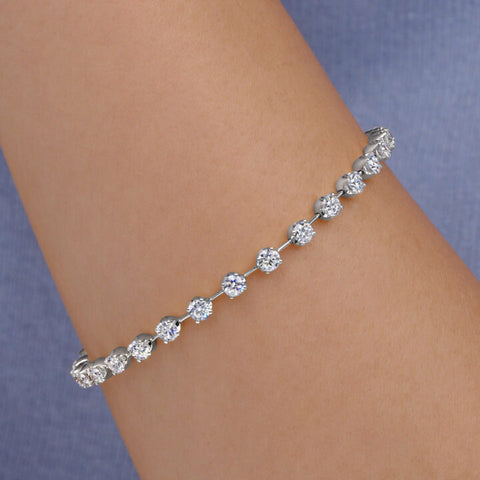 KWIAT 18KT Starry Night Diamond Line Bracelet B-19547-0-DIA-18KW