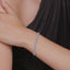 KWIAT 18KT American Beauty Bangle Bracelet with Marquise and Round Diamonds B-19598-0-DIA-18KW