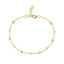 Bassali 14kt Yellow Gold Pearl and Diamond Adjustable Bracelet BR14946DPE