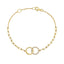 Bassali 14kt Yellow Gold Diamond Circle Adjustable Bracelet BR16315D