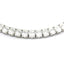 18KT WHITE GOLD OVAL DIAMOND LINE BRACELET 170-01103