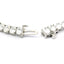 18KT WHITE GOLD OVAL DIAMOND LINE BRACELET 170-01103