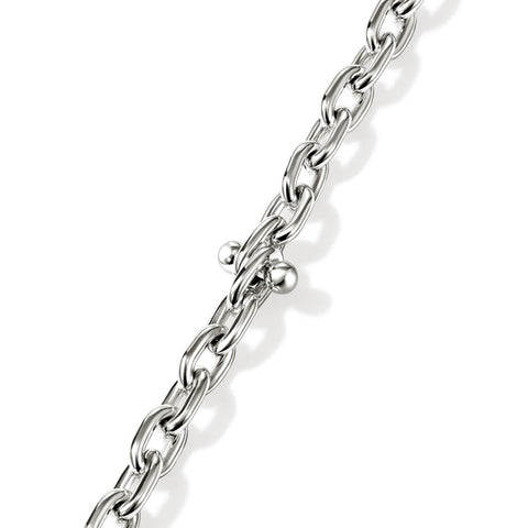 John Hardy Screwball Link Bracelet, Sterling Silver, 8.3MM Billie Eilish and FINNEAS Collaboration BU43081