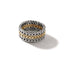 John Hardy Icon Link Chain Ring, Silver, Gold, Wide RZ900949