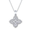 Flower Cluster Diamond Pendant