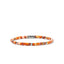 John Hardy Heishi Bracelet, Sterling Silver, Orange Oyster Shell BUS290071OROYS