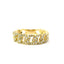 14KT YELLOW GOLD DIAMOND CHAIN-LINK DESIGN RING 130-01715