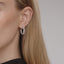 KWIAT 18K Diamond Hoop Earrings .08CTTW E-15927-0-DIA-18KY