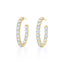 KWIAT 18KT Diamond Hoop Earrings .15CTTW E-15933-0-DIA-18KY