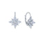 KWIAT 18KT and Platinum Large Star Diamond Drop Earrings E-16356-0-DIA-PT8W