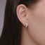 KWIAT 18KT Moonlight Petite Pave Diamond Hoop Earrings E-16482B-0-DIA-18KP