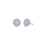 KWIAT 18KT Sunburst Stud Earrings with Diamond Halo E-2179-0-DIA-18KW