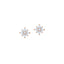 KWIAT 18KT Petite Star Diamond Earrings E-2488-0-DIA-18KW