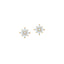 KWIAT 18KT Petite Star Diamond Earrings E-2488-0-DIA-18KW