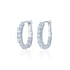 KWIAT 18KT Petite Diamond Hoop Earrings E-2695-0-DIA-18KY