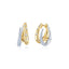 KWIAT 18KT Orbit Diamond Hoop Earrings E-2704-0-DIA-18KTT