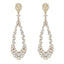 18KT YELLOW GOLD DANGLE EARRINGS 150-07177