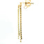 14KT YELLOW GOLD DIAMOND DANGLE EARRINGS 150-07176