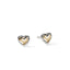 John Hardy Essential Heart Stud Earrings, Gold, Sterling Silver EZZ98967