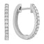Diamond Hoop Earrings