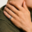 John Hardy Icon Stud Ring, Sterling Silver, Diamonds, 9MM RBP972022DI