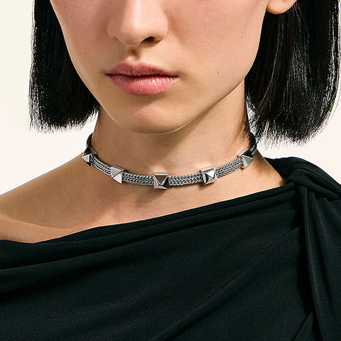 John Hardy Icon Stud Choker, Sterling Silver, 6MM NB97217