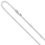 14KT Gold Adjustable Box Pendant Chain 1374-18+2