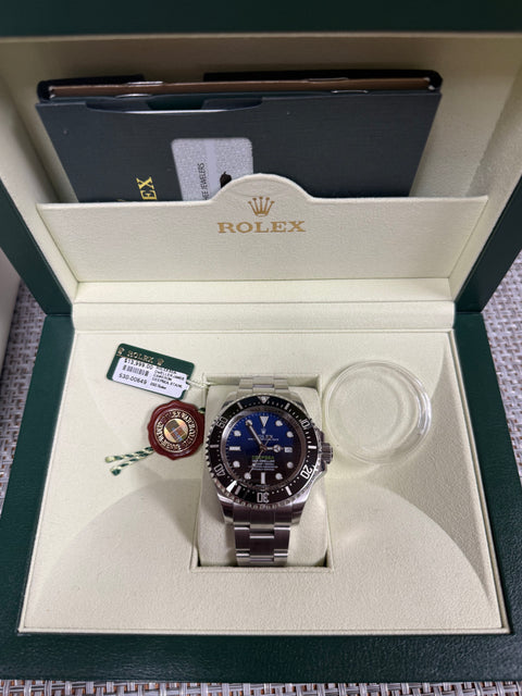 ROLEX SEA-DWELLER DEEPSEA 116660 44MM GRADIENT BLUE DIAL