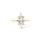 14KT YELLOW GOLD HIDDEN HALO SOLITAIRE RING FOR A 1.5CT MARQUISE CENTER STONE 140-08440