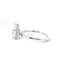 14KT WHITE GOLD SOLITAIRE RING FOR A 1.5CT PEAR SHAPE CENTER STONE 140-08436