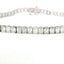 18KT WHITE GOLD 9CTW EMERALD CUT DIAMOND TENNIS BRACELET JOB3430ST-X1-9.00CT-VJ