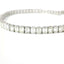 18KT WHITE GOLD 9CTW EMERALD CUT DIAMOND TENNIS BRACELET JOB3430ST-X1-9.00CT-VJ