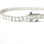 18KT WHITE GOLD 9CTW EMERALD CUT DIAMOND TENNIS BRACELET JOB3430ST-X1-9.00CT-VJ