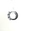 14KT WHITE GOLD 1.52CTW ROUND DIAMOND 3-STONE HOOPS KE37040R150-VJ