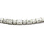18KT WHITE GOLD ROUND AND EMERALD CUT DIAMOND LINE NECKLACE 165-00497