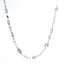 18KT WHITE GOLD MARQUISE STATION NECKLACE 165-00496
