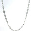 18KT WHITE GOLD ROUND DIAMOND STATION NECKLACE 165-00495