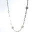 18KT WHITE GOLD ROUND DIAMOND STATION NECKLACE 165-00495