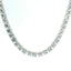 18KT WHITE GOLD ROUND DIAMOND LINE NECKLACE 165-00498