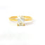 14KT YELLOW GOLD 1CT EMERALD CUT SOLITAIRE RING KR34438-EM-100-VJ