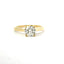 14KT YELLOW GOLD 1CT ROUND SOLITAIRE ENGAGEMENT RING KR34438-R-100-VJ