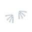 KWIAT 18KT White Gold Round Diamond Wrap Earrings E-2506-0-DIA-18KW