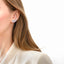 KWIAT 18KT Ear Climbers with 5 Diamond Leaves E-2523-0-DIA-18KW