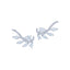 KWIAT 18KT Ear Climbers with 5 Diamond Leaves E-2523-0-DIA-18KW